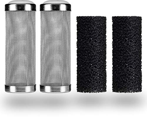 Aquarium Aussenfilter Filterschutz - Edelstahlfilter Aquarium Filter | Aquarium Filterschutz fliessen Fisch Garnelen | Guard Mesh Net Filter