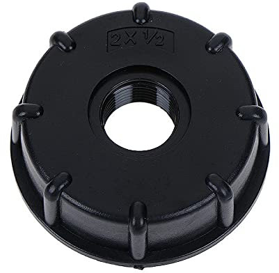 OrangeClub IBC Tankdeckel Tankanschluss Kunststoff Verschlussdeckel Flüssigkeitsspeicher Deckel Adapter, Tankanschluss Kunststoffverschlussdeckel Innengewinde Anschluss Zubehör Für Tan (1/2 inch)