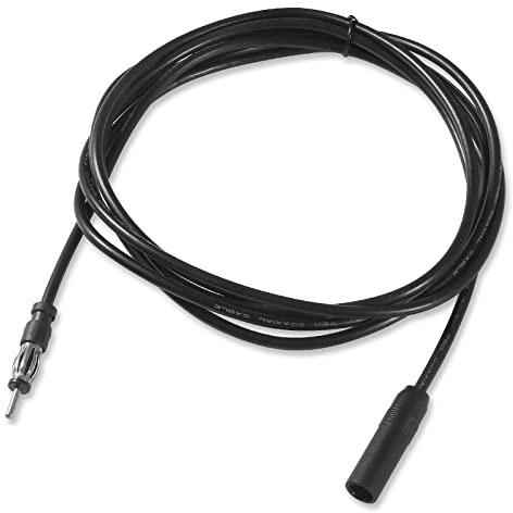 AEDIKO Cavo di prolunga per antenna autoradio, connettore DIN maschio a femmina, 9.8 piedi, per autoradio FM AM, cavo coassiale per veicolo, camion, stereo, lettore CD, lettore multimediale