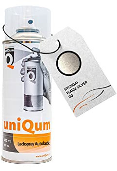 uniQum Autolack Spraydose HYUNDAI WARM SILVER GQ Autolack Reparatur 400 ml