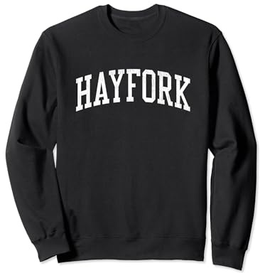 Hayfork CA Vintage Athletic Sports JS02 Sweatshirt