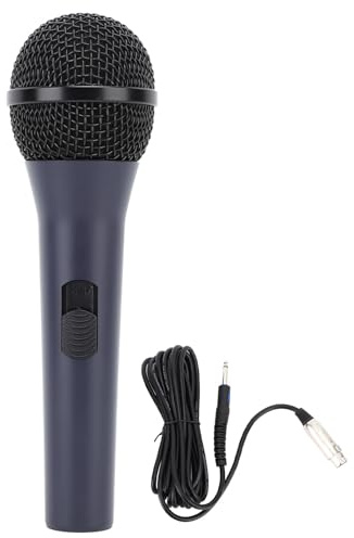 Trådbunden mikrofon metallnät balanserad utgång ergonomiskt grepp dynamisk sångmikrofon för karaoke utomhussång