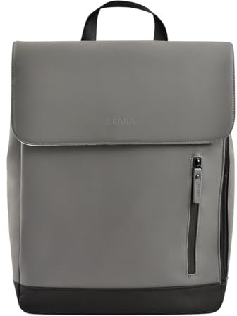 BÉABA, Barnväska, ryggsäck, vattentät, 11 fickor, skötmadrass, återvunnet gummimaterial, andas, vadderade handtag och rygg, isolerad ficka, PC17 tum, 19L, Oslo-väska, antracit