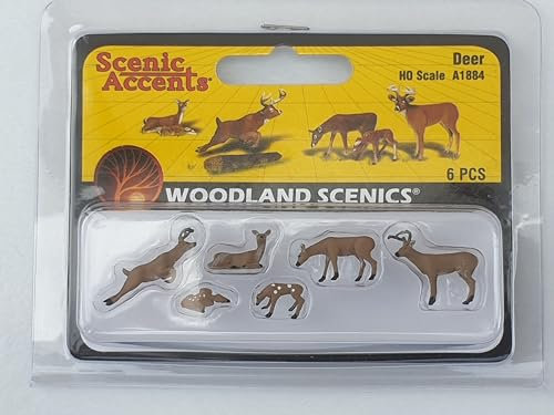 Woodland Scenics A1884 ciervo ciervo ternero saltando figuras traza H0 HO 1:87 ciervos
