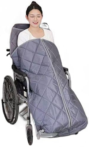 DEJIN Wheelchair Lower Body Warm Blanket, Winter Fleece Leg Foot Warmer For Disabled And Seniors Elderly Wheelchair Windproof Sleeping Bag Outdoor Travel