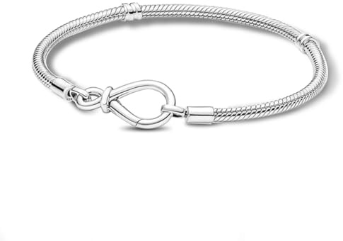 ChenYuTe 925 Bracelet serpent en argent sterling pour femme, cadeau élégant de bijoux pour la fête des mères, la Saint-Valentin, l'anniversaire & Noël Hypoallergénique