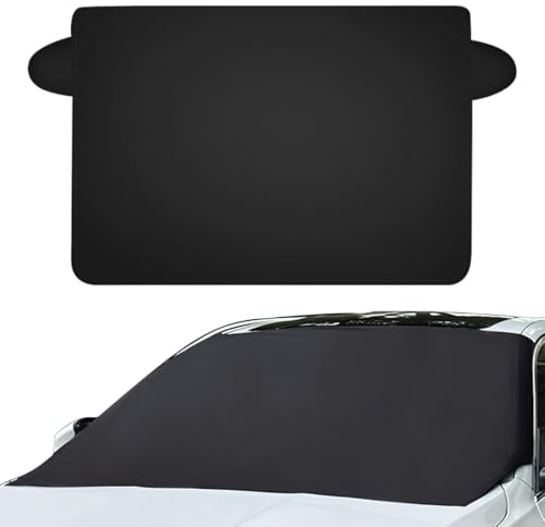 Frontscheibenabdeckung Auto, 1 Artikel Scheibenabdeckung Abdeckung mit Magnet, für Sommer/Winter Sonnenschutz Schutz Front Sonnenschutz Windschutzscheibe Faltbare, Für Die Meisten Autos