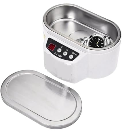 Ultrasonic cleaner, Mini Ultrasonic Cleaner Jewelry Glasses Circuit Board Cleaning Machine Large Capacity for Cleaning Jewelry Eyeglasses Watches