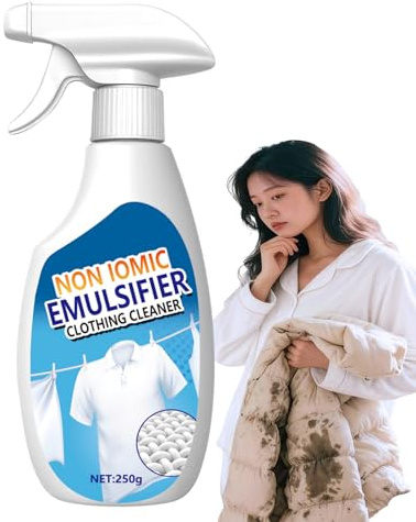 WUEOCU Non Ionic Emulsifier Clothing Cleaner, Clothing Cleaning Penetrant, Clothes Oil Cleaning Remover, For Grease, Oil, Food On Clothes And Shoes,Universal Household Cleaner (1PC)