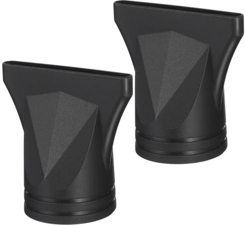 HEATSHAKING 2 Pezzi Beccucci per Asciugacapelli Nero in Nailon Diffusore per Chioma per Styling e Acconciatura Professionale