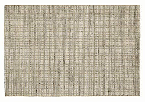 Mein Teppichmarkt Teppichträume werden wahr! HESTIA Rose Wollteppich Kurzflor dezenter Glanz in Beige Creme Hellbeige Größe: 250x300 cm Diele, Esszimmer, Flur, Kinderzimmer, Küche, Schlafzimmer,