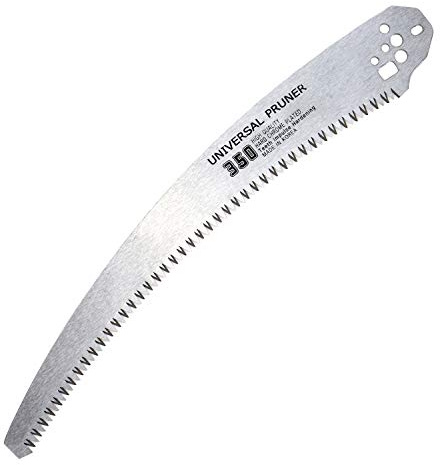 Universal Type Saw Blade, Compare The Holes on The Picture and See if Your Blade Can Match Up, Pole Pruner Blade Replacement, Razor-Sharp Curved Blade Saw (15 inches)