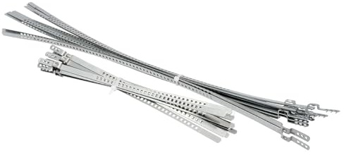25x Universal Achsmanschetten-Ohrschellen 7mm, 13 groß 60-124mm, 12 klein | Klemmschelle aus rostfrei verzinktem Stahl; 12 kurze 28-65mm, für Kautschuk/Gummi und Faltenbälge, nicht für Thermoplast