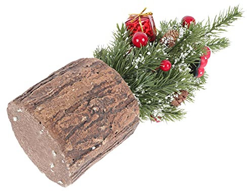 VALICLUD 1pc Christmas Artificial Plant Decor Xmas Potted Ornament for Home Holiday Decoration Faux Plant Adornment for Room and Festive Gatherings