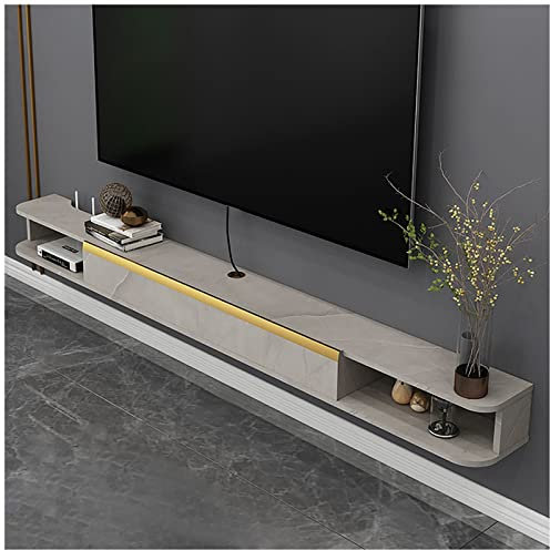 Schwimmender TV Lowboard / TV-Ständer-Schrank,Massivholz-TV-Regal Für Die Wandmontage,Unterhaltungszentrum-Schrankkomponente,Zum Aufbewahren Von DVD-Player-TV-Box-Kabelbox ( Color : C , Size : 100cm )