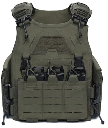 APAP UTA Plattenträger, TACOWL ALFA Taktische Schnellwechselweste mit Molle-Gurtband für Airsoft-Spiele