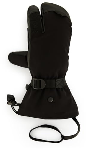 Stoic Unisex Wool NalluSt. II 3 Finger Handschuhe mit Innenhand aus Ziegenleder
