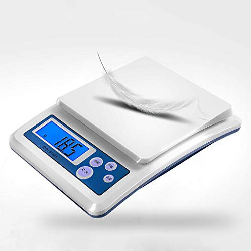 Bilancia da cucina da 5 kg Bilancia elettronica da 0,1 g per cottura degli alimenti chiamata bilancia medica di precisione bilancia elettronica da grammi (5 kg/1 g)