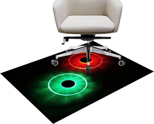 Protector de Suelo Antideslizante para Silla de Ruedas y Gaming - Tapete de Protección para Baldosas (90x120CM)