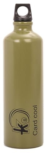 Camping-Kraftstoffflasche, 750 ml, Metall-Behälter für flüssige Brennstoffe, Zusatzstoffflasche, tragbare Benzin-Flüssigkeits-Öl-Aufbewahrungsdose für Outdoor-Abenteuer, Outdoor-Kochen
