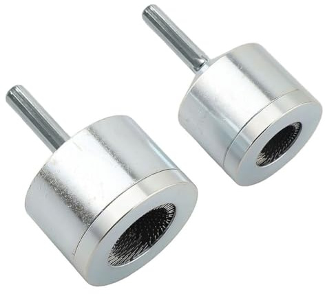 1/2PCS Copper Pipe Cleaner, Metal Hexagonal Handle Pipe Cleaners Plumbing, Copper Tube Cleaning Brushes For Copper Pipe, Electric Drill Bit Pipe Cleaners(2PCS(15MM＋22MM）)