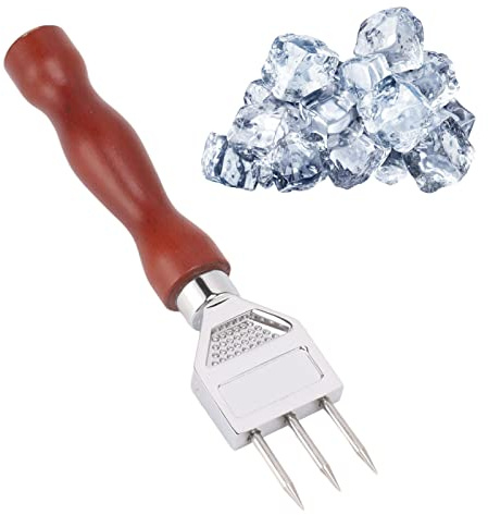 ZLXHDL Ice Pick, Professional Stainless Steel Ice Chipper with Ergonomic Anti-Slip Handle - Heavy Duty Ice Breaker Tool for Kitchen, Bar, and Home Use (Type A)