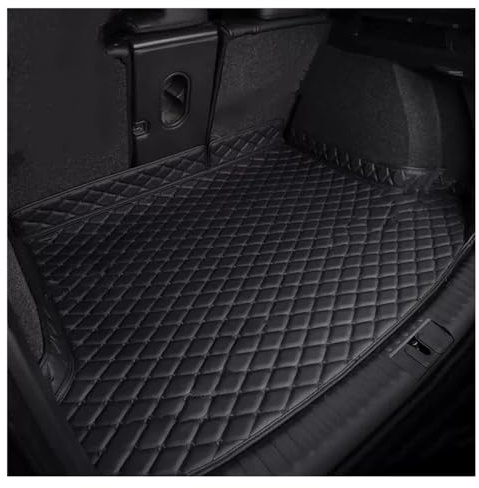 SNMRX Auto Leder Kofferraummatte für VW Tiguan 3 2024 2025, Wasserdicht Kofferraumwanne Schutzmatte Antirutsch Kofferraum Schutz Interieur Zubehör,E