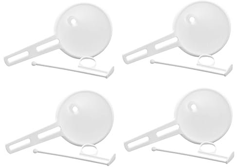 Alipis 4sets Plastic Handheld Funnel Dispenser for Cake Batter Icing Whipped Cream Baking Cake Shop Decorating Funnel