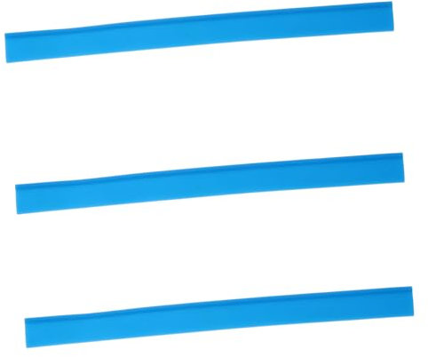 TOPBATHY 3pcs Glass Squeegee Replacement Strips Shower Door Windshield Cleaner Tool Easy Install for Window Cleaning