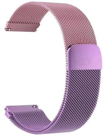 QNGMKBKTDZ Loop Fit for Samsung Fit for Galaxy Watch 6/5/4/6 Classic/active2 Band 22/20 mm Metall-Magnetarmband passend for Huawei Fit for GT 4-3-pro-2-2e Armband(GOL Red 29,20MM watch band)