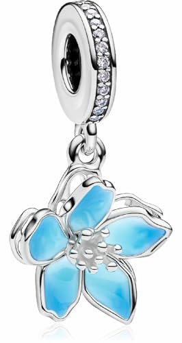MSPOVOF Mom Charms Herz Anhänger S925 Sterling Silber Bead für Armband Halsketten Schmuck Geschenk für Damen Frauen