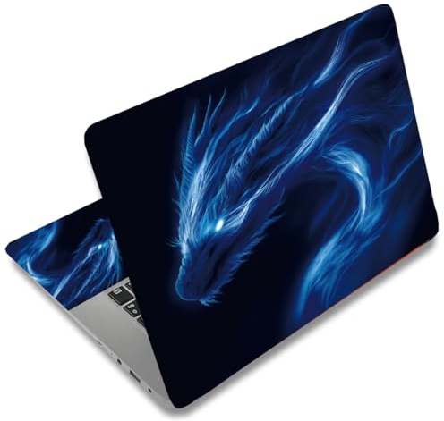 SUPERDANT Dragon Adhesivo para Portátil Protector de Vinilo para Laptop Universal para 12 13 13.3 14 15 15.4 15.6 Laptop Cover Pegatinas Desmontable Impermeable Protector