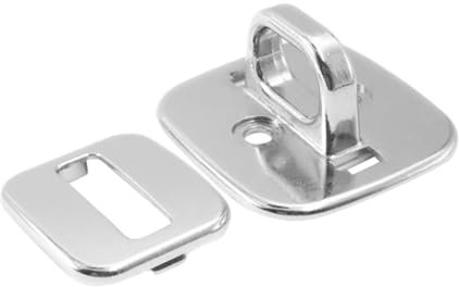 LRXIYODE Placa de Anclaje para Portátil Antirrobo, Base Fija de Seguridad Compatible Múltiples Modelos, Accesorio Duradero para Oficina y Hogar, Color Metálico, Instalación Sencilla