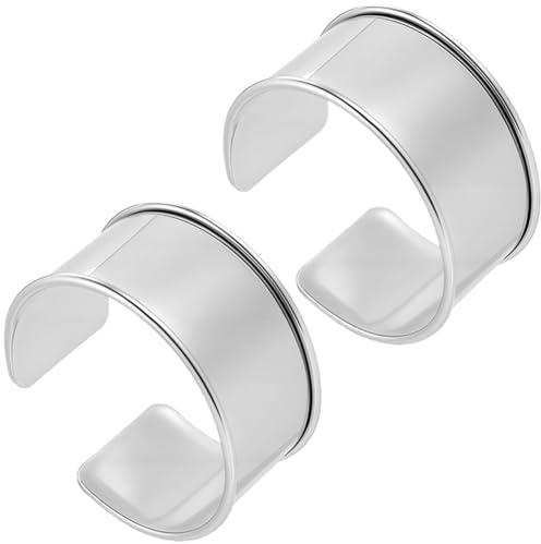 Beebeecraft manschett armband för kvinnor legering metall bred tråd öppen justerbar punk trendig räfflad kant handled arm manschetter wrap tjocka armband set för smyckestillverkning tillbehör