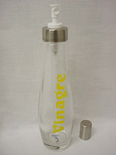 VINAGRERA VINAGRE CRISTAL CURVA SPRAY 320ML LETRERO FROST AMARILLO