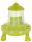 Kerbl Distributeur de nourriture avec pieds pour volaille (poussins/poules/canards), apte aux denrées alimentaires, Vert (2 kg)