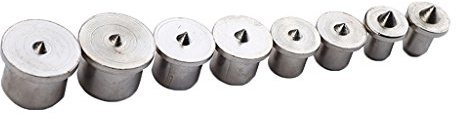 8 tlg. Zentrierspitzen für Holzdübel 6-12mm Dübel Spitzen Markierspitzen