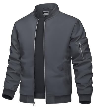 TACVASEN Mens jacket Smart Casual Lightweight Jackets for Men Windbreaker