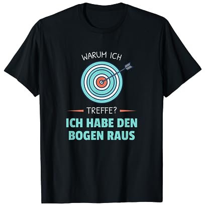 Bogenschießen Bogenschütze Bogensport Pfeil Bogen Geschenk T-Shirt