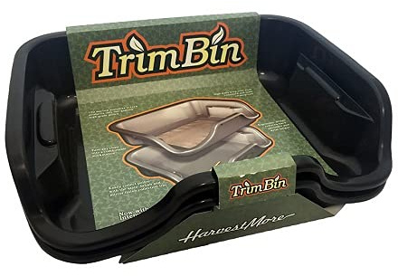 Harvest More Trim Bin Trimming Plastic Tray Mesh Pollen Sieve Kief Sifter Screen - Bag Holder Included - Indoor Growing Accessories, Harvest Buds Equipment Hydroponic Garden Supplies, Made in USA