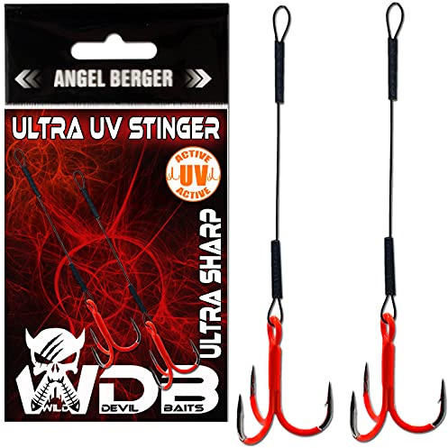 Wild Devil Baits Ultra UV Stinger Angstdrilling Assithook