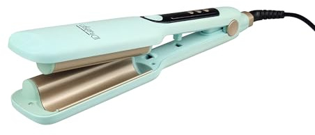 Italian Design Wonder Wave Wellen-Styler – Profi Haarstyler für Beach Waves mit Keramik-PTC Heizsystem, 130–210 °C Temperatur, 6 cm Platten und 360° Drehkabel