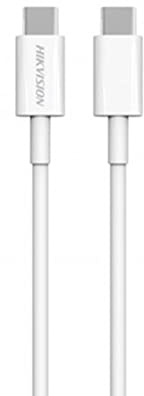 Hikvision Cavo USB Type-C M/M 1MT | Ricarica Rapida 3A/60W, Compatibile con tutti i dispositivi con ingresso USB Type-C, Garanzia Italiana