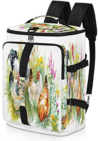 Cherry Patterns Sport-Rucksack für Männer und Frauen, rote Kirsch-Seesack mit Schuhfach für Fitnessstudio, Reisen, Wandern, Rucksack, mehrfarbig 4, Einheitsgröße, Sportlich