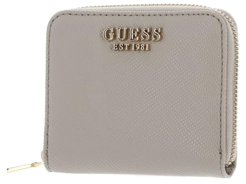 Guess Laurel Damen Geldbörse mit Reißverschluss, klein, Taupe, Einheitsgröße