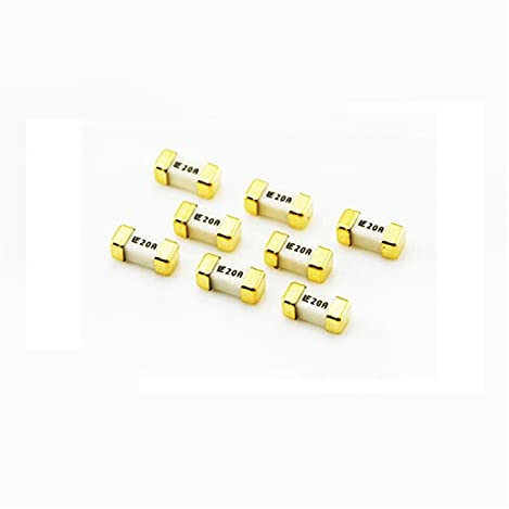 Sicherung 10 Stück Gold 1808 125 V 250 V AC 0451 SMD flinke Sicherung 0,5 A 1 A 2 A 3 A 4 A 5 A 6,3 A 8 A 10 A 12 A 15 A 500 mA 2410 Ultraschnelle Sicherungen Ersatzsicherung (Size : 1808 1A)