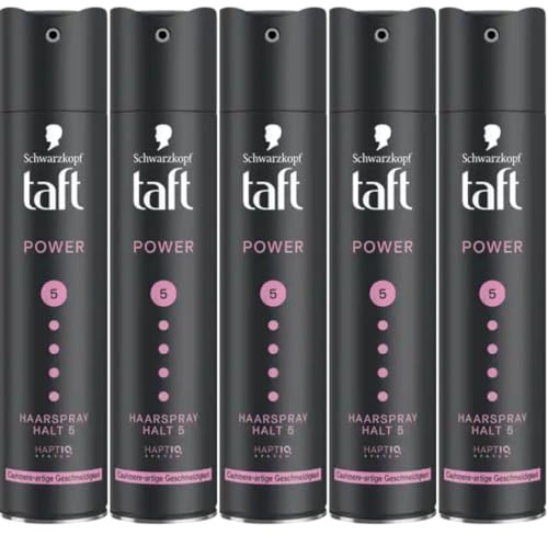Mit Pufai Grocery, Taft Haarspray Power Cashmere Halt 5 Spray Haarspray 250 Mililiter x 5 Stück