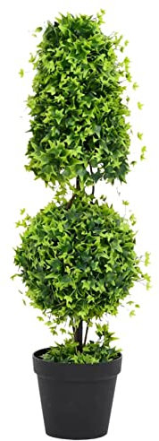 Künstlicher Buchsbaum mit Topf Grün 100 cm, CIADAZ Künstliche Pflanzen Deko, Kunstpflanzen Wie Echt, Künstliche Zimmerpflanzen, Pflanzen Deko, Artificial Pflanzen
