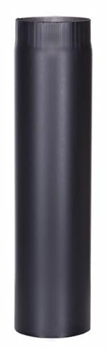 Fumio Tuyau de poêle - Coude - Rosace murale - 2 mm - Diamètre : 200 mm (tuyau de poêle 50 cm)