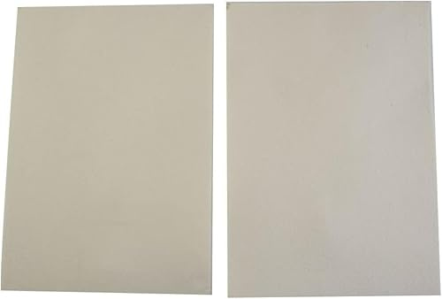 Daaxing A4 Ceramic Fiber Insulation Blanket Sheets,High Temperature Insulation Gasket,Heat Resistant A4 Ceramic Gasket Paper for Flue Pipe Cleaning Doors and Glass Seals(210mm x 297mm x 3mm) (A)